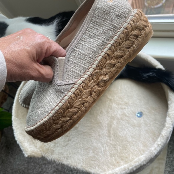 Viscata Barcelona Espadrilles Flatforms Woman’s Shoes Castell Linen Sz 6/36 - Picture 3 of 7